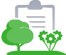 Inventory of green spaces icon