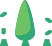 Tree and shrub felling icon
